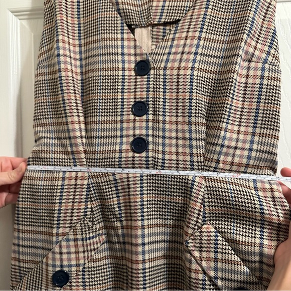 ModCloth sz 6 plaid dress - Picture 8 of 9